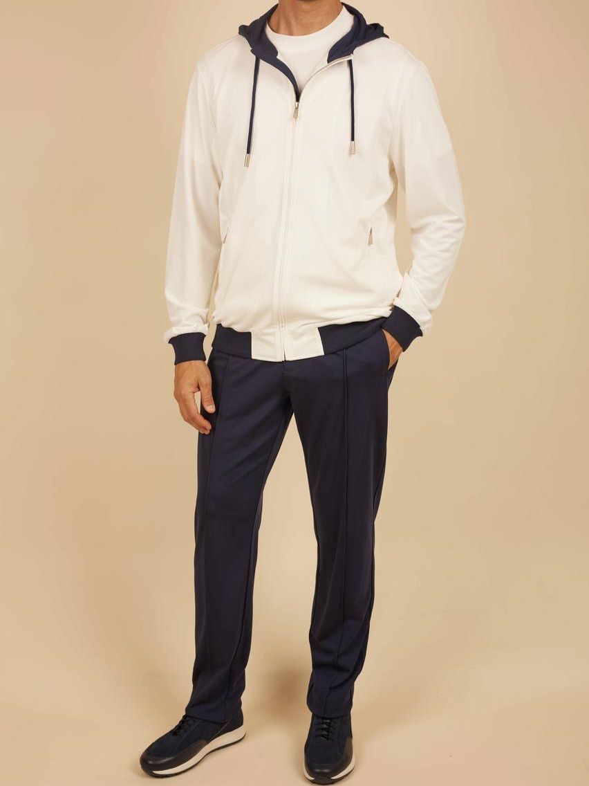 Костюм Brunello Cucinelli белый с синим