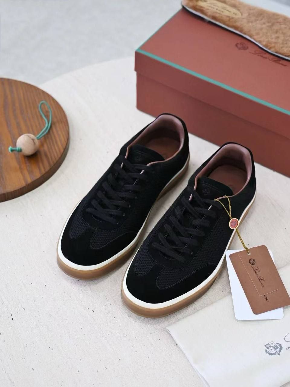 Кеды Loro Piana черные